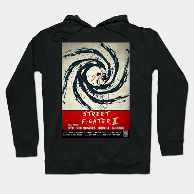 Ryu- Movie Poster Edition Hoodie by dankdesigns